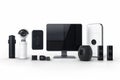Enhance your home security concept with a smart security system, integrating camera surveillance in portable settings for hidden p