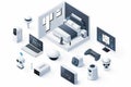 Smart homes employ advanced security cameras with Wi-Fi expansion and user-friendly remote administration to enhance safety and su
