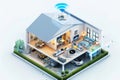 Automated smartphone control in security settings, camera protection for privacy, confidentiality in safeguarding measures, alarm