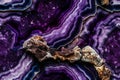 AI generated seamless texture background of Amethyst mineral