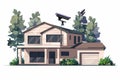 Oversee and manage security systems with network automation powerful Wi-Fi supports camera coverage and alarms.