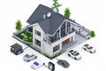 Extensive wireless network operations in CCTV utilize smart technology for secure surveillance management, integrating alarms to c