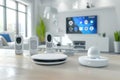 Pre-set security scenarios integrate audio and video protection measures in reliable environments with watchful security oversight
