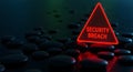 AI-Generated Security Breach Warning Royalty Free Stock Photo