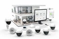 Optimize your security measures with a comprehensive system that includes CCTV, secure lighting, and precise motion detection tech