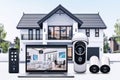 Smart technology in connected surveillance uses advanced alarms to visually confirm security and deter perimeter breaches.