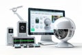 Assistance alerts in protection systems integrate communication technologies within devices to prevent intrusion and theft through