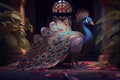 Avatar-Inspired Photorealistic Peacock Rendering, Made with Generative AI