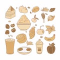 Healthy Food Illustration, Made with Generative AI