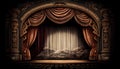 Vintage Theater Stage, Made with Generative AI