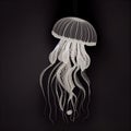 Ethereal Jellyfish, Made with Generative AI