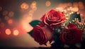Roses in Bokeh, Made with Generative AI