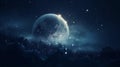 Mystical Moonlit Night, Made with Generative AI