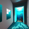 Oceanic Illusion, Made with Generative AI