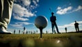 Golfer in Focus, Made with Generative AI