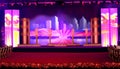 Vibrant Stage Set, Made with Generative AI