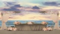 Wedding Backdrop, Made with Generative AI