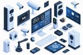Intelligent algorithms in video engineering combine voice-controlled alarms for widespread home automation security.