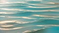 Tranquil water surface with gentle ripples reflecting light. Royalty Free Stock Photo
