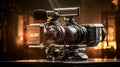 AI Generated Unveiling Cinematic Excellence, LF Camera and ARRI Signature Primes in Video Production Royalty Free Stock Photo