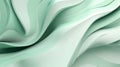 AI generated vibrant green wavy abstract background