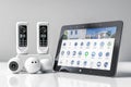 In smart homes, digital security systems secure studio setups and educational videos, safeguarding and verifying media communicati