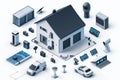 Secure remote areas with loud crime signaling from a digital alarm system that includes dual cameras for monitoring.