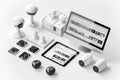 Deploy a high-definition wireless security camera system in your smart home for enhanced security with audiovisual and alarm featu