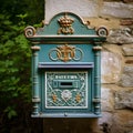 AI-Generated Vintage Letterbox Image