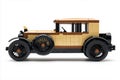 Vintage Toy Car Model in Plastic Bricks Royalty Free Stock Photo