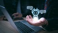 AI generates business communication and the development of chatbot digital technology, Artificial intelligence open for chat
