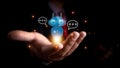 AI generates business communication and the development of chatbot digital technology, Artificial intelligence open for chat