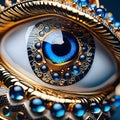 mechanical eye, AI-Generatet Royalty Free Stock Photo