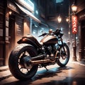 shiney motorbikes, AI-Generatet
