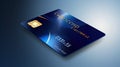 credit cards stack close up Royalty Free Stock Photo