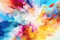 AI generative. Abstract painting color texture Royalty Free Stock Photo