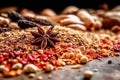 Ai generative. Assorted spices. Seasonings for food