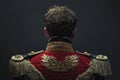 ai generative back view of napoleon