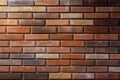 Ai Generative Background of brick wall texture for interior exterior decoration and industrial construction concept design Royalty Free Stock Photo