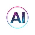 AI Generative Banner Concept In The Digital Style. Generative Ideas Design Element For Internet Technology. Futuristic