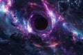ai generative black hole door to another dimension in outer space