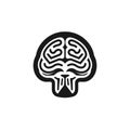 Brain logo Royalty Free Stock Photo
