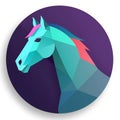 AI Generative - Calm horse icon