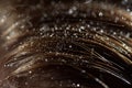 ai generative close up of hair full of dandruff