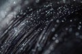 ai generative close up of hair full of dandruff