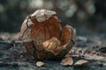 ai generative cracked peanut shell