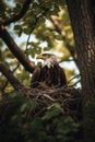 AI Generative - An Eagle Picture : Royal Highness of the Animal Kingdom