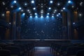 ai generative empty talk show hall