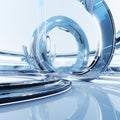 AI generative Futuristic concept design abstract background