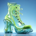 Ai generative futuristic design shoes